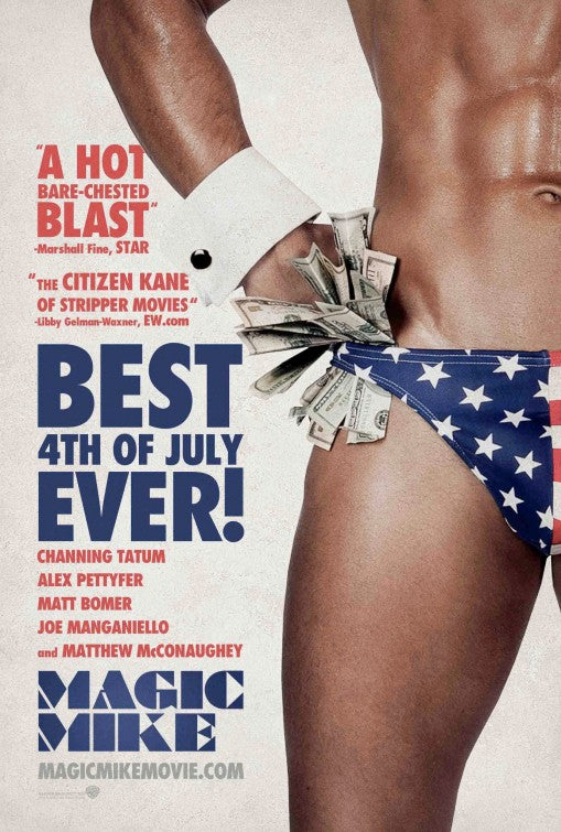 1000 piece jigsaw puzzle for the movie poster: Magic Mike (2012) ver10