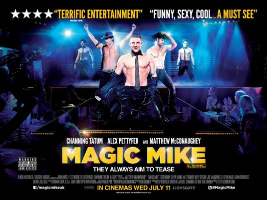 1000 piece jigsaw puzzle for the movie poster: Magic Mike (2012) ver3