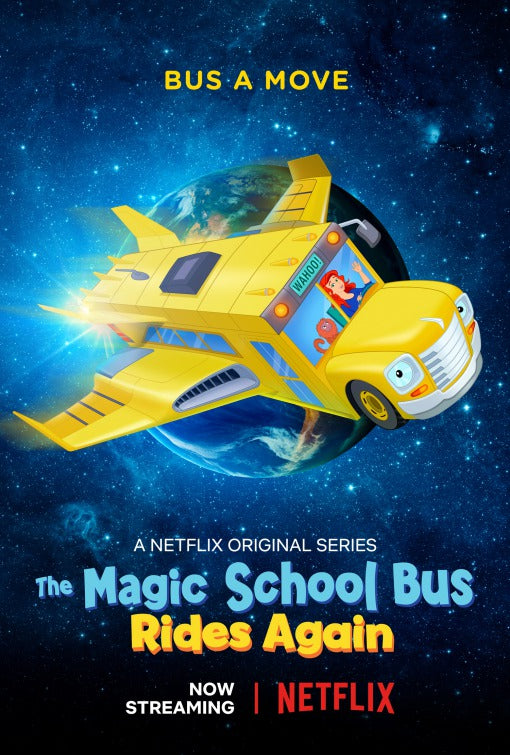1000 piece jigsaw puzzle for tv poster: The Magic School Bus Rides Again