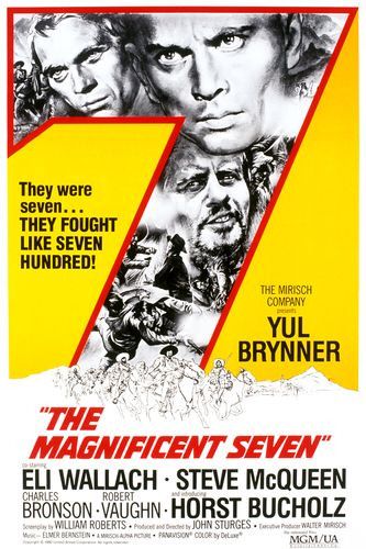 the movie poster: The Magnificent Seven (1960)