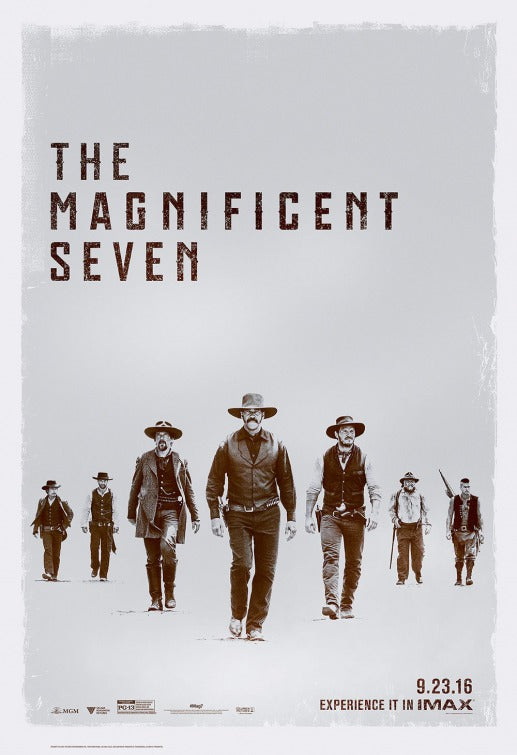1000 piece jigsaw puzzle for the movie poster: The Magnificent Seven (2016) ver11
