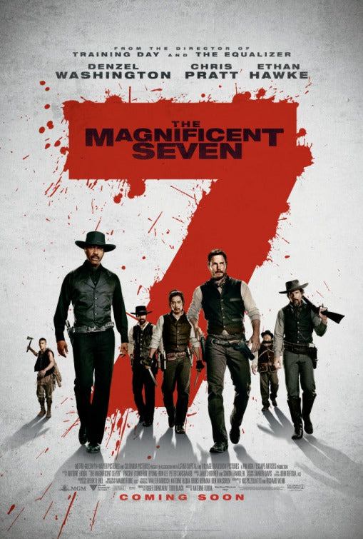 1000 piece jigsaw puzzle for the movie poster: The Magnificent Seven (2016) ver2