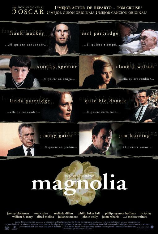the movie poster: Magnolia (1999) ver3