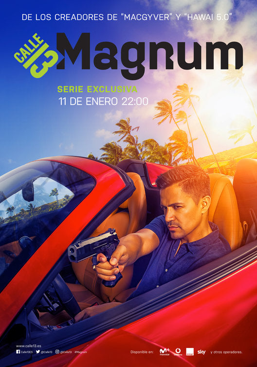 1000 piece jigsaw puzzle for tv poster: Magnum P.I., ver9