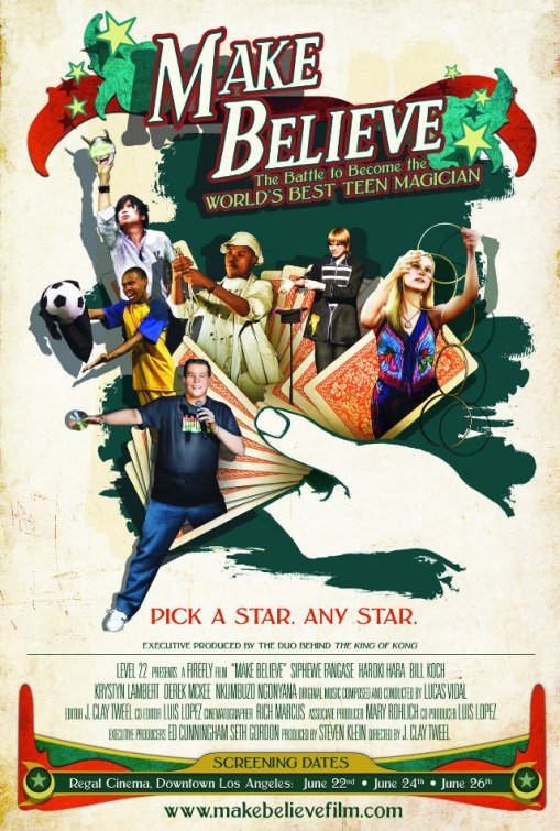 1000 piece jigsaw puzzle for the movie poster: Make Believe (2011)