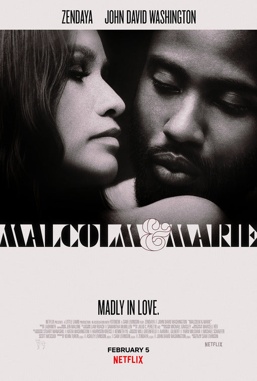 1000 piece jigsaw puzzle for the movie poster: Malcolm & Marie (2021)