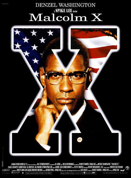 the movie poster: Malcolm X (1992) ver2