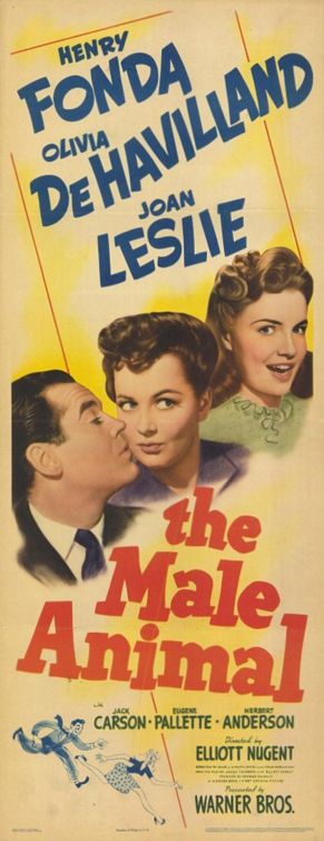 the movie poster: The Male Animal (1942)