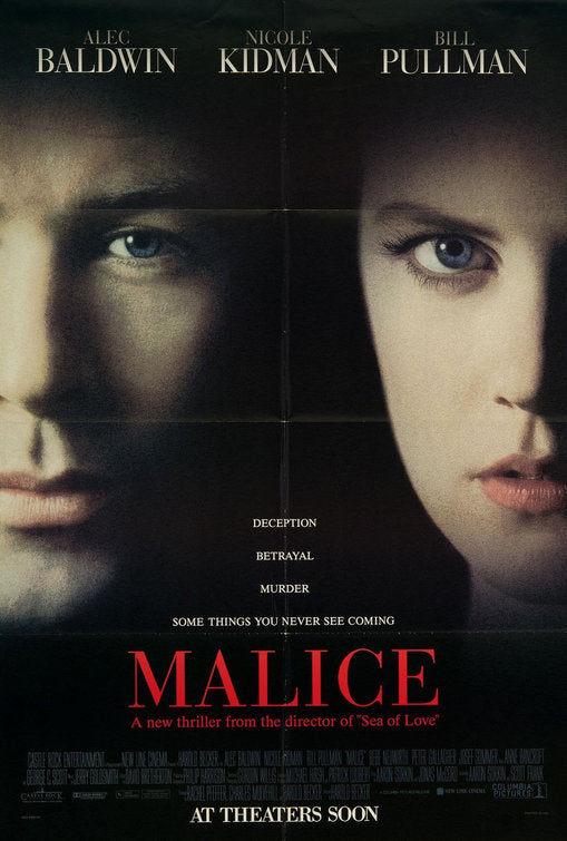 the movie poster: Malice (1993)