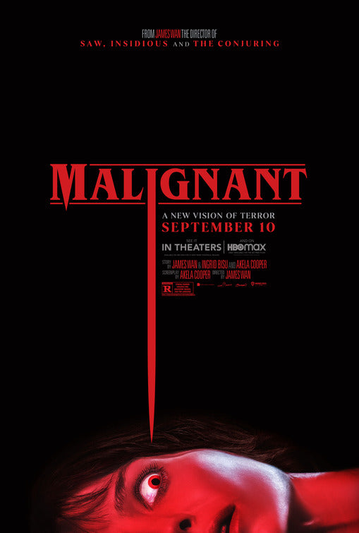 1000 piece jigsaw puzzle for the movie poster: Malignant (2021)