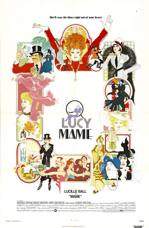 the movie poster: Mame (1974)