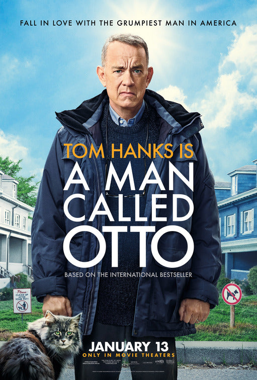 1000 piece jigsaw puzzle for the movie poster: A Man Called Otto (2022)