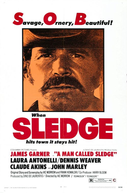 the movie poster: A Man Called Sledge (1970)