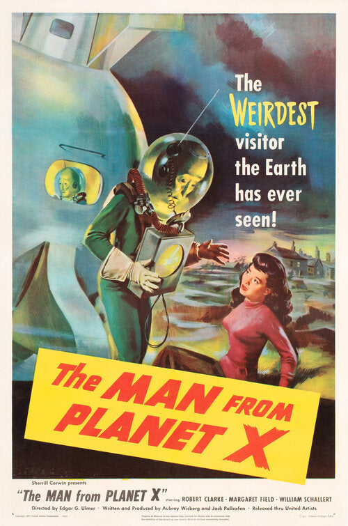 the movie poster: The Man from Planet X (1951)