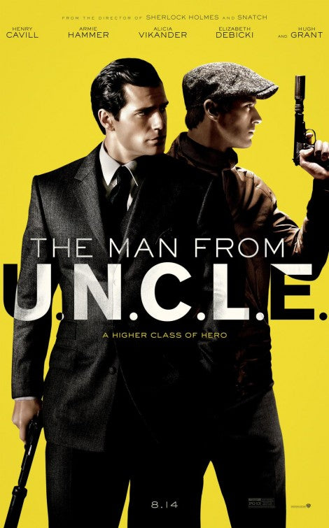 1000 piece jigsaw puzzle for the movie poster: The Man from U.N.C.L.E. (2015)