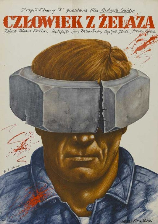 1000 piece jigsaw puzzle for the movie poster: Man of Iron (1981) ver2