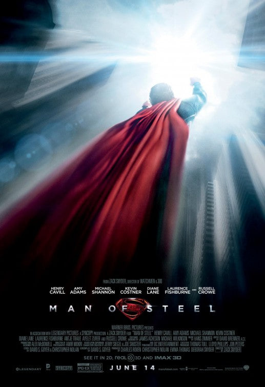 1000 piece jigsaw puzzle for the movie poster: Man of Steel (2013) ver7