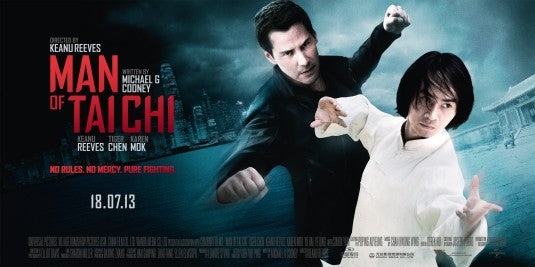 1000 piece jigsaw puzzle for the movie poster: Man of Tai Chi (2013) ver2