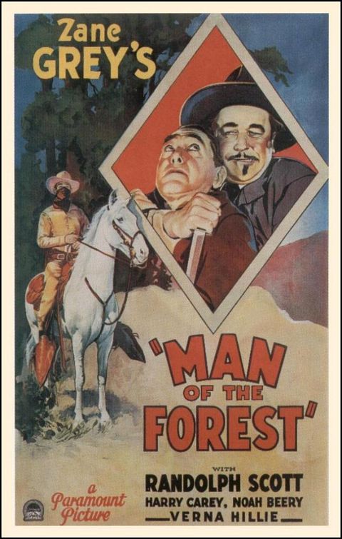 the movie poster: Man of the Forest (1933)