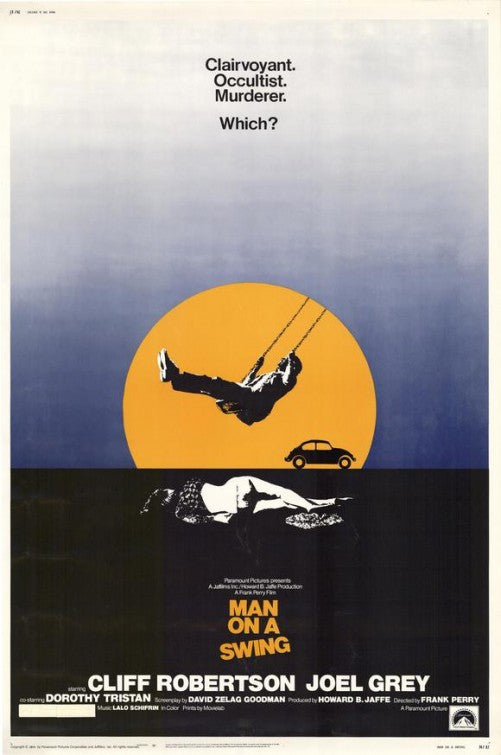 1000 piece jigsaw puzzle for the movie poster: Man on a Swing (1974)