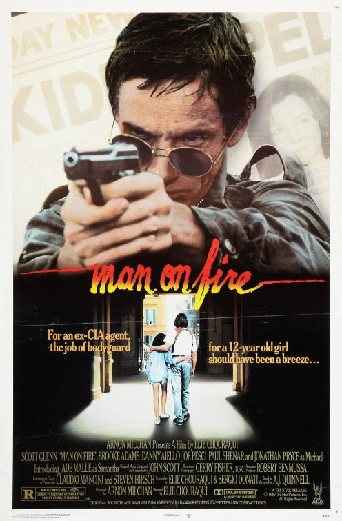 1000 piece jigsaw puzzle for the movie poster: Man on Fire (1987)