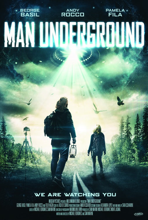1000 piece jigsaw puzzle for the movie poster: Man Underground (2017)