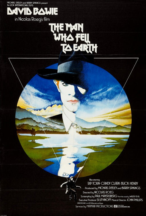 the movie poster: The Man Who Fell to Earth (1976) ver3