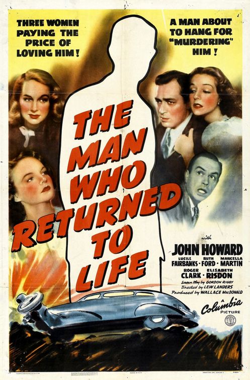 the movie poster: The Man Who Returned to Life (1942)