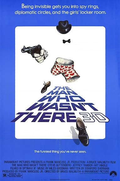 the movie poster: The Man Who Wasn't There (1983)