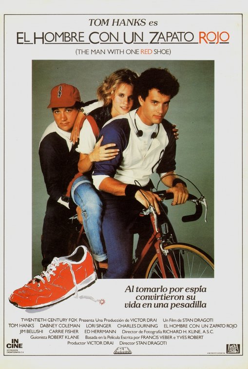 1000 piece jigsaw puzzle for the movie poster: The Man With one Red Shoe (1985) ver2