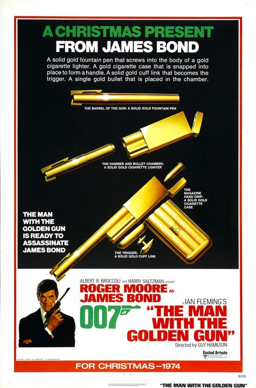 the movie poster: The Man With the Golden Gun (1974) ver3