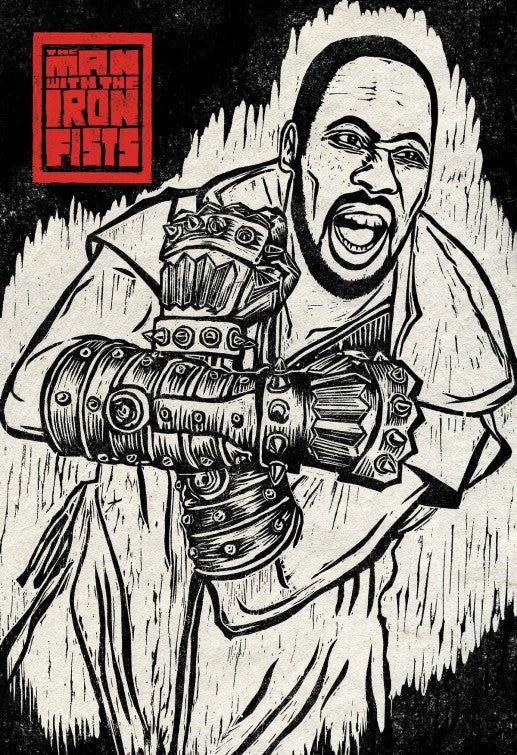 1000 piece jigsaw puzzle for the movie poster: The Man with the Iron Fists (2012) ver12