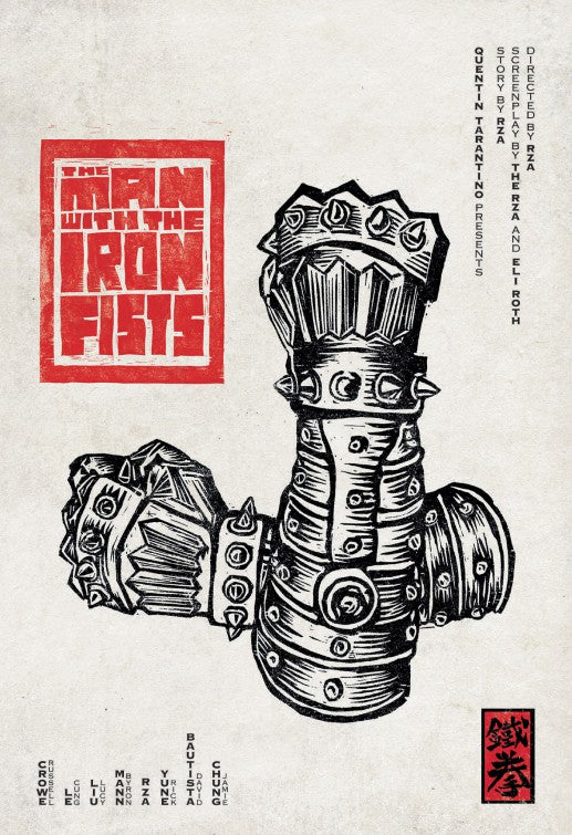 1000 piece jigsaw puzzle for the movie poster: The Man with the Iron Fists (2012) ver4