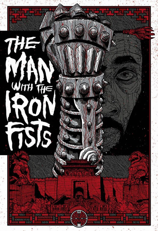 1000 piece jigsaw puzzle for the movie poster: The Man with the Iron Fists (2012) ver9