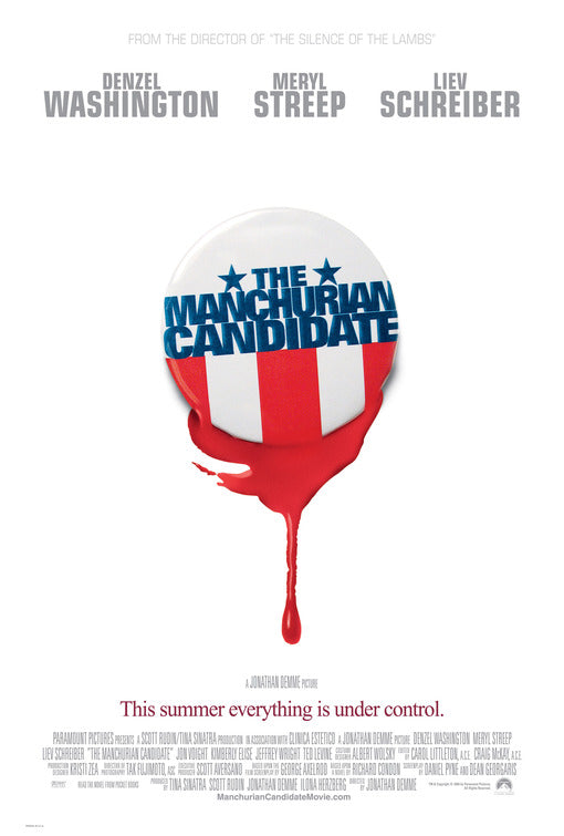 the movie poster: The Manchurian Candidate (2004)