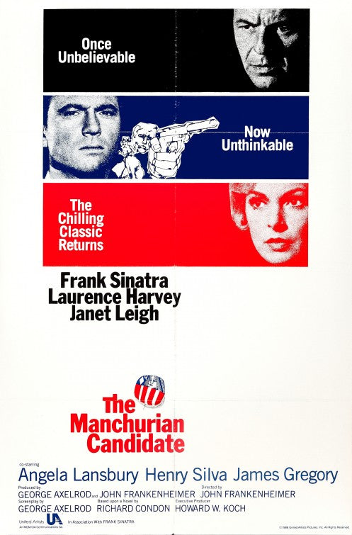 the movie poster: The Manchurian Candidate (1962) ver2