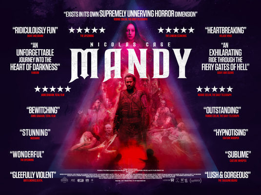 1000 piece jigsaw puzzle for the movie poster: Mandy (2018) ver2