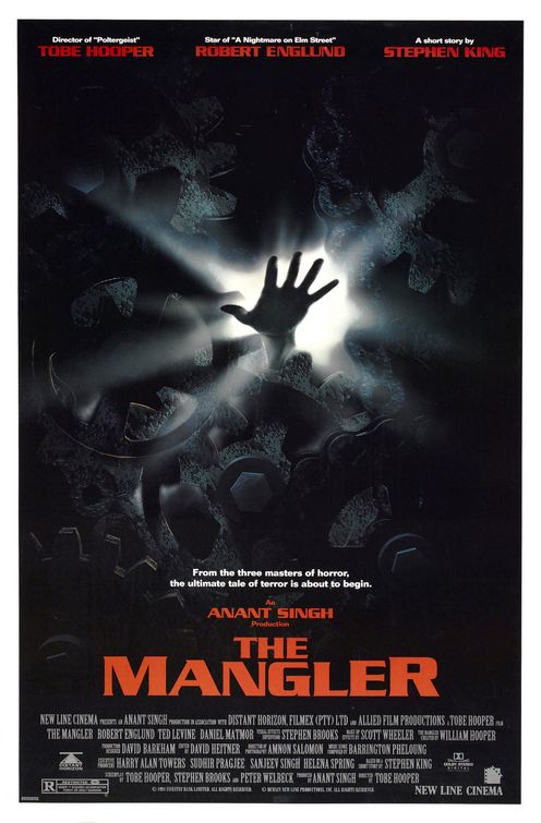 the movie poster: The Mangler (1995)