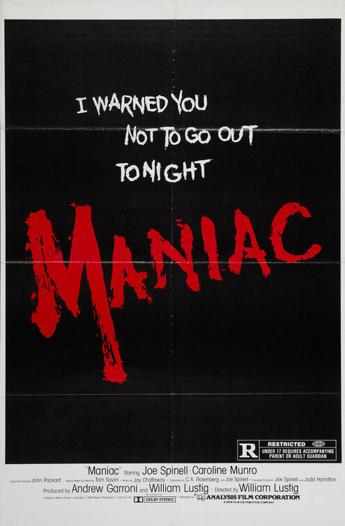 1000 piece jigsaw puzzle for the movie poster: Maniac (1980) ver2