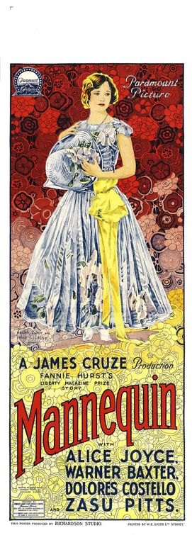 the movie poster: Mannequin (1926)