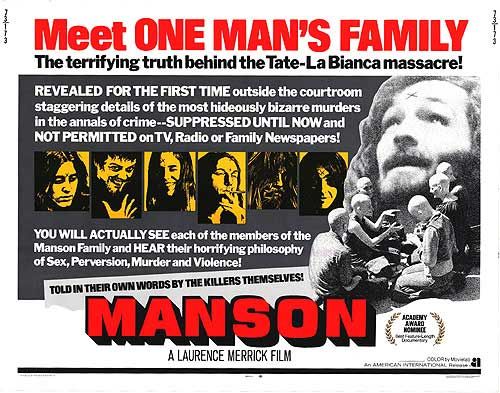 the movie poster: Manson (1973)