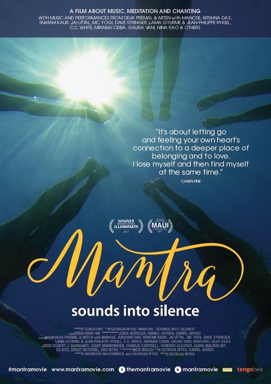 1000 piece jigsaw puzzle for the movie poster: Mantra: Sounds into Silence (2018)
