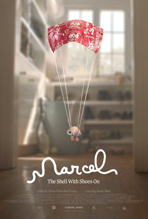 1000 piece jigsaw puzzle for the movie poster: Marcel the Shell with Shoes On (2022)