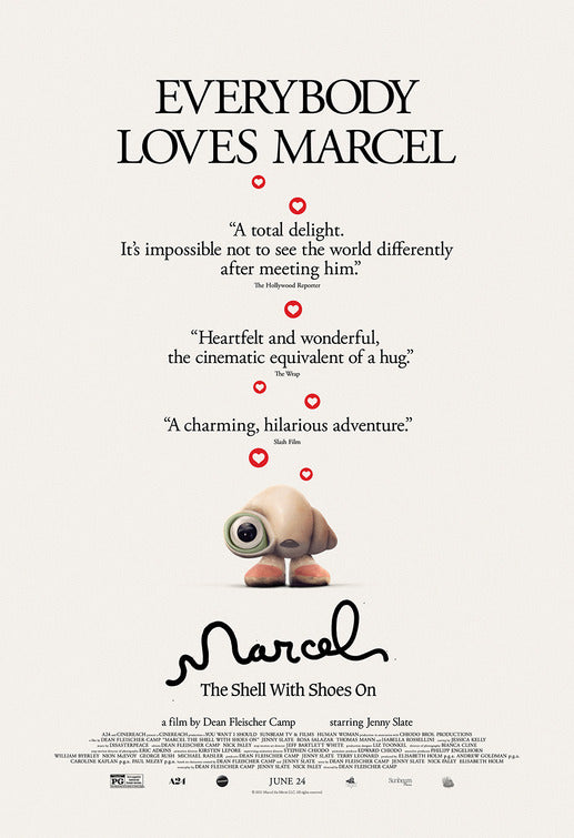 1000 piece jigsaw puzzle for the movie poster: Marcel the Shell with Shoes On (2022) ver2