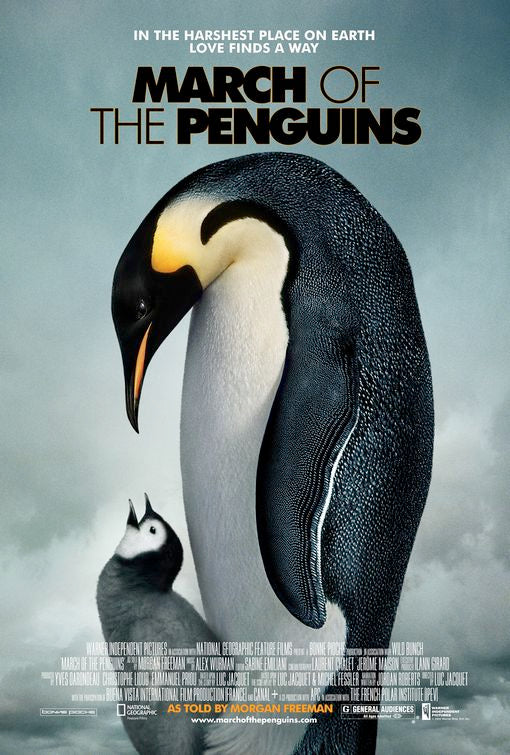 the movie poster: March of the Penguins (2005)