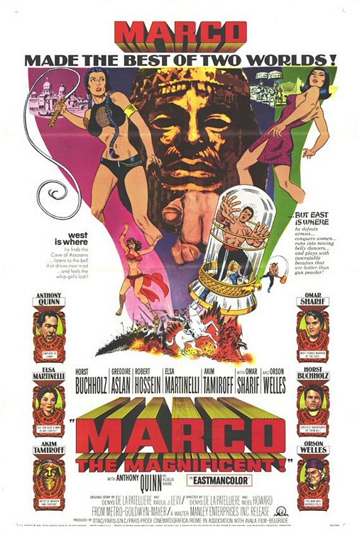 the movie poster: Marco the Magnificent (1965)