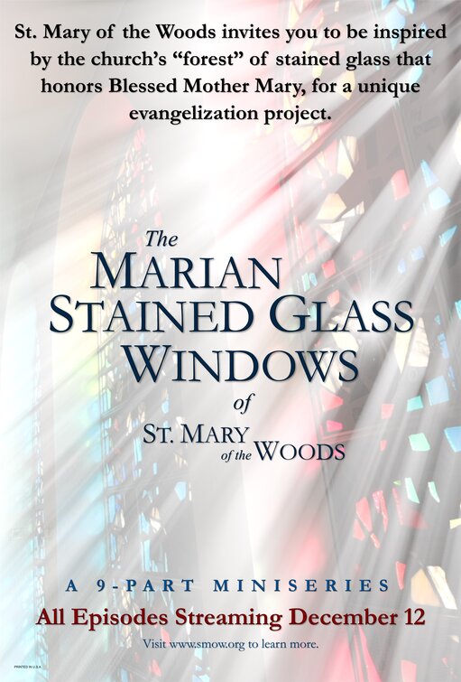 1000 piece jigsaw puzzle for tv poster: The Marian Stained Glass Windows, ver3
