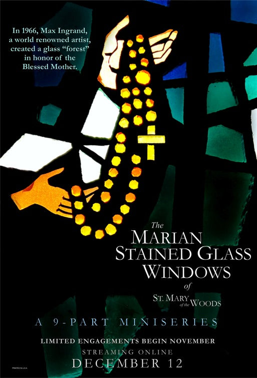 1000 piece jigsaw puzzle for tv poster: The Marian Stained Glass Windows, ver4