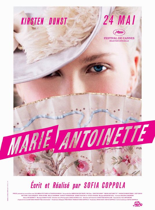 the movie poster: Marie-Antoinette (2006)