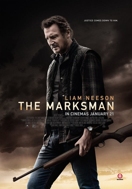 1000 piece jigsaw puzzle for the movie poster: The Marksman (2021) ver2